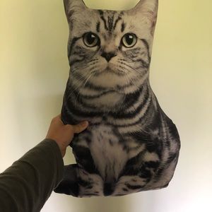 Realistic cat pillow 😸